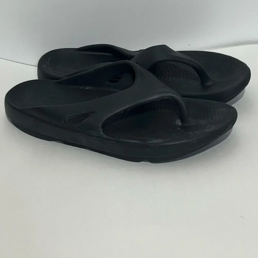 Hurley Men's Black Injection Step In Nonslip Flip-Flop Sandals Size‎ 12
